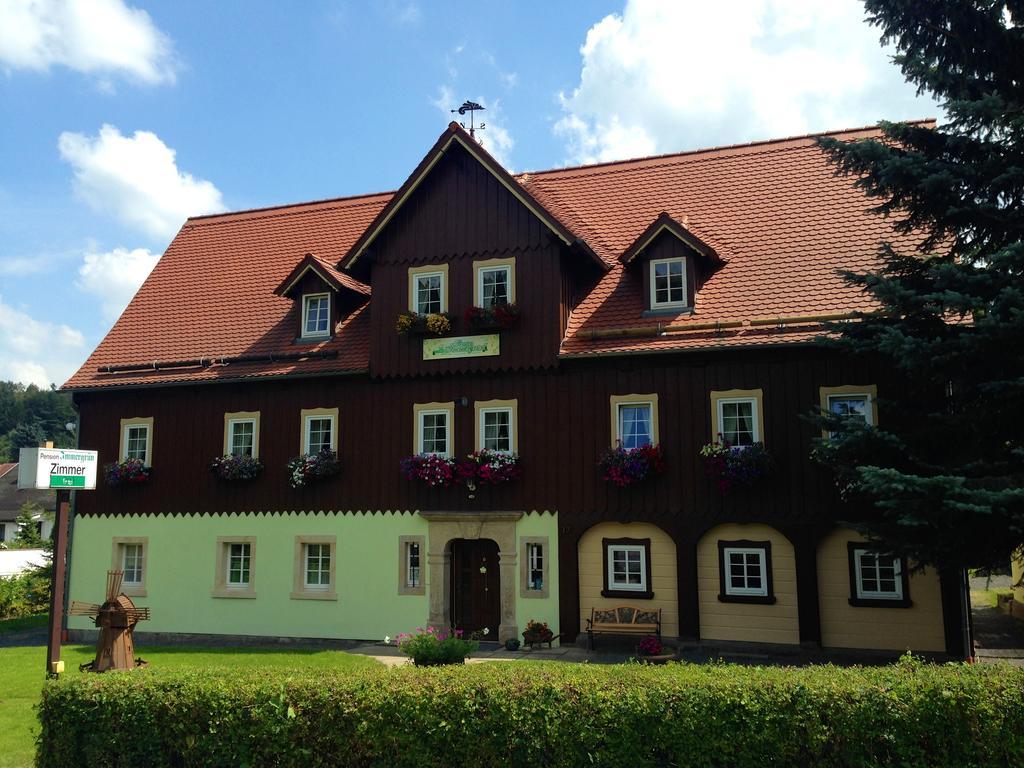 Pension Immergruen Jonsdorf Exterior foto